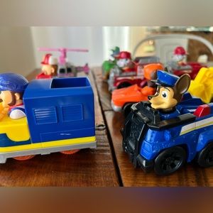 Paw patrol toy cars - set of 10